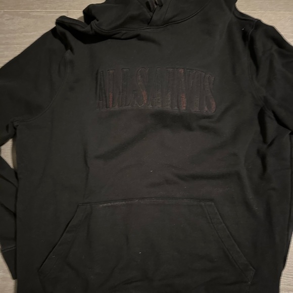 Black All Saints Hoodie - Picture 2 of 3